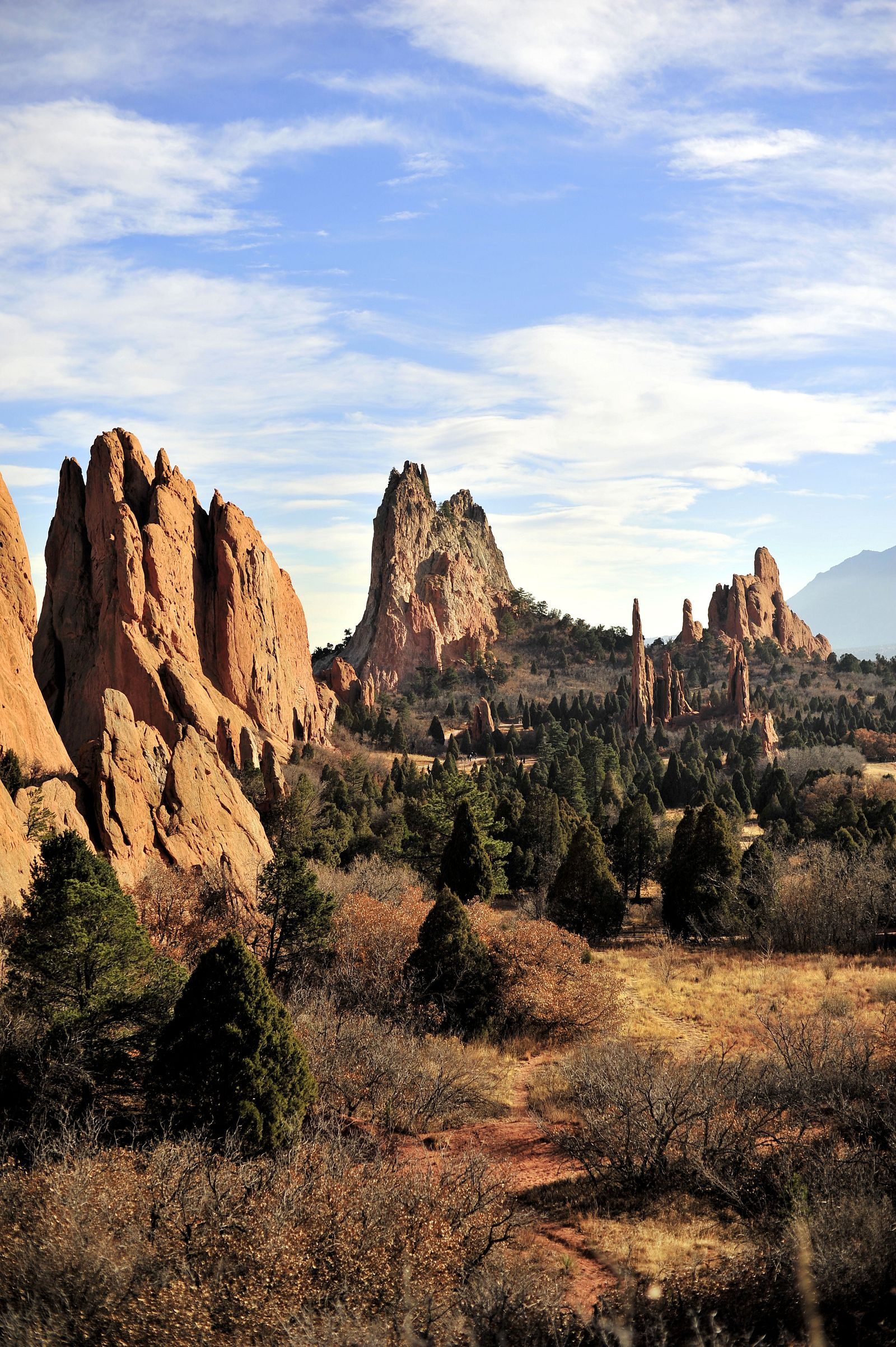 Paysage de montagne de Colorado Springs, États-Unis — visuel de héros