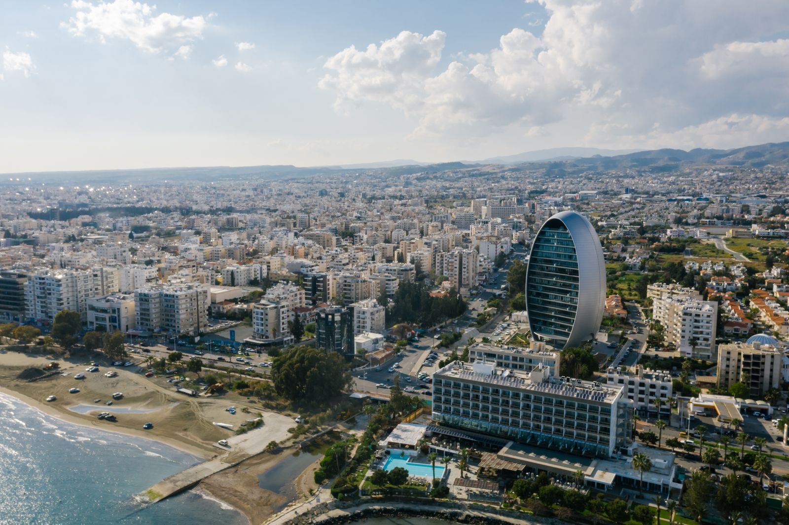Limassol marina et ville, Chypre