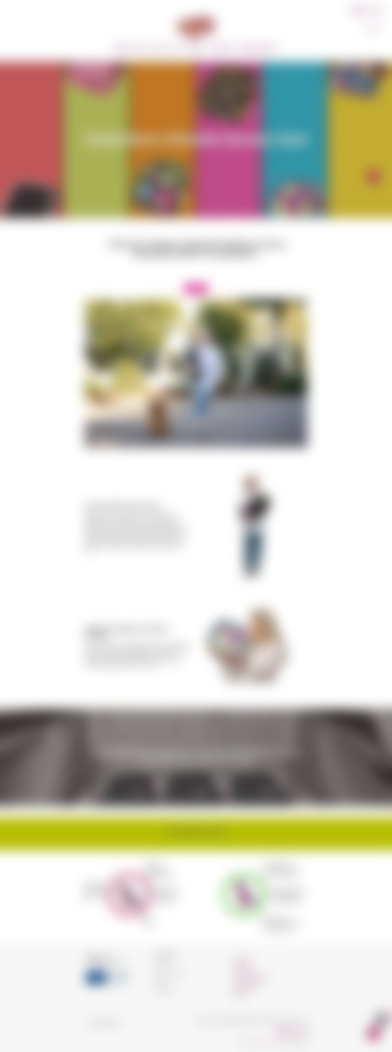 Confidential client website screenshot, reimagined
